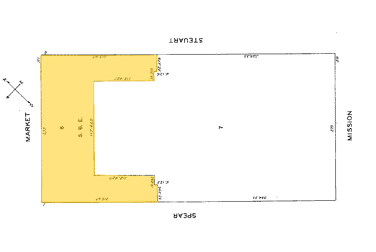 One Market Plz, San Francisco, CA for rent - Plat Map - Image 2 of 12