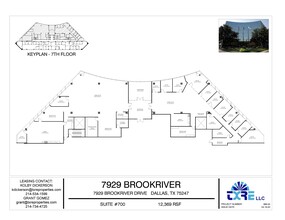 7929 Brookriver Dr, Dallas, TX for rent Floor Plan- Image 1 of 1