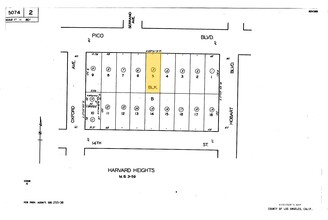 2990 W Pico Blvd, Los Angeles, CA for sale Plat Map- Image 1 of 1