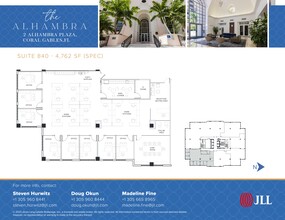 2 Alhambra Plz, Coral Gables, FL for rent Site Plan- Image 1 of 1