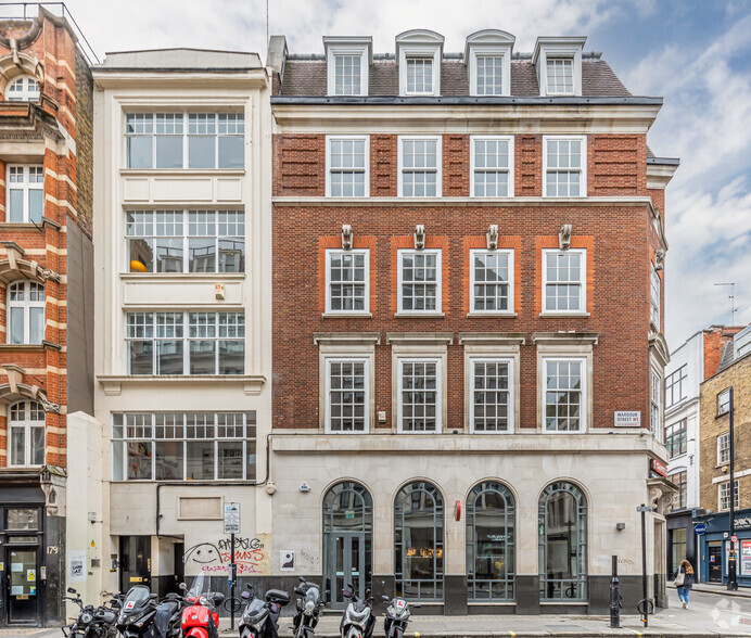 181-185 Wardour St, London for rent - Building Photo - Image 2 of 3