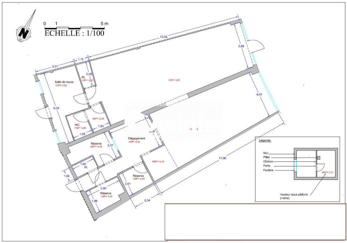 Retail in Colomiers to rent Floor Plan- Image 1 of 2