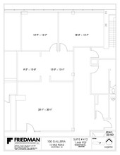 100 Galleria Officentre, Southfield, MI for sale Floor Plan- Image 1 of 2