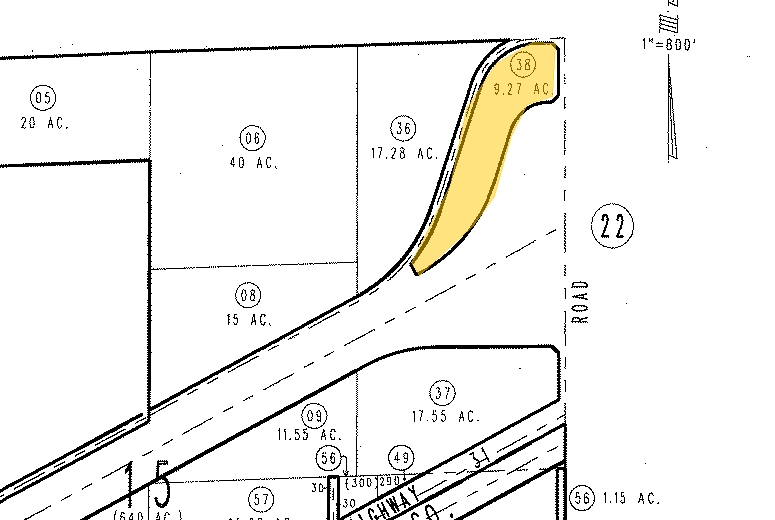 Harvard Rd & Hwy I-15, Newberry Springs, CA for sale - Plat Map - Image 2 of 6