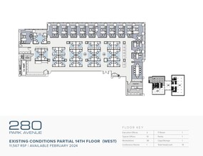 280 Park Ave, New York, NY for rent Floor Plan- Image 1 of 2