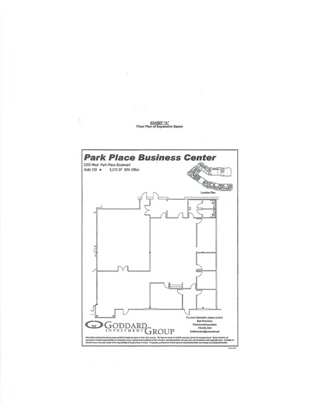 2300 W Park Place Blvd, Stone Mountain, GA for rent - Site Plan - Image 2 of 2