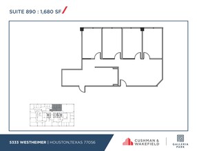 5251 Westheimer Rd, Houston, TX for rent Floor Plan- Image 1 of 1