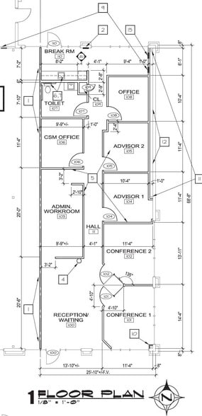 22308-22320 Midland Dr, Shawnee, KS for rent - Floor Plan - Image 3 of 8