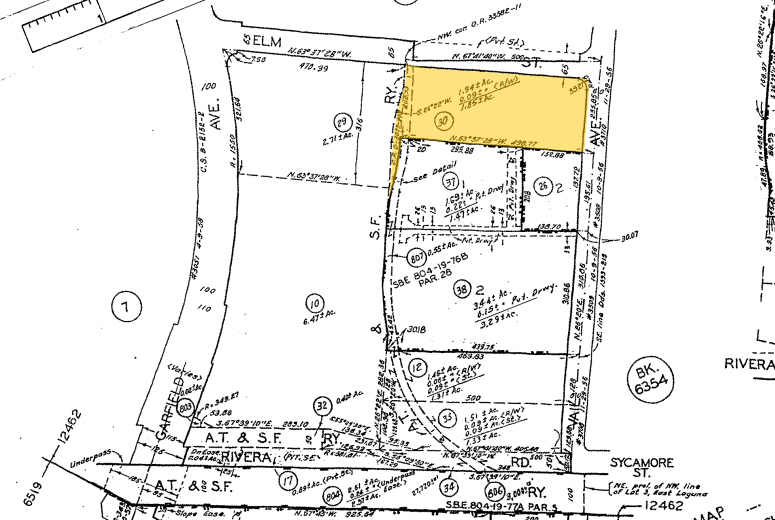 2915-2917 S Vail Ave, Commerce, CA for rent - Plat Map - Image 2 of 2