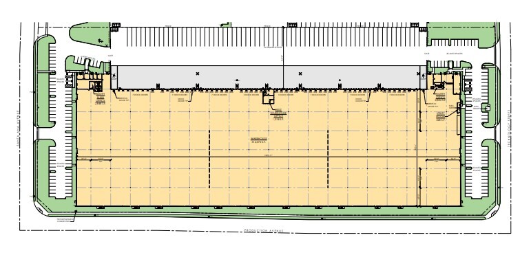 10730 Production Ave, Fontana, CA for rent - Site Plan - Image 2 of 3