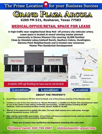 More details for 6209 FM 521, 6209 FM 521, Rosharon, Texas 77583 Rd, Rosharon, TX - Office/Retail for Rent