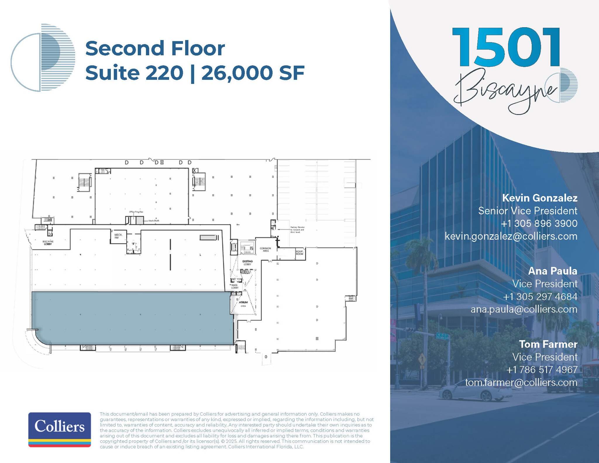 1501 Biscayne Blvd, Miami, FL to rent Floor Plan- Image 1 of 1