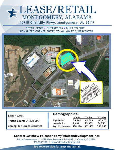 10710 Chantilly Pky, Montgomery, AL for sale - Site Plan - Image 1 of 1