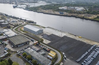 Howdon Quay, Wallsend, TWR - aerial  map view