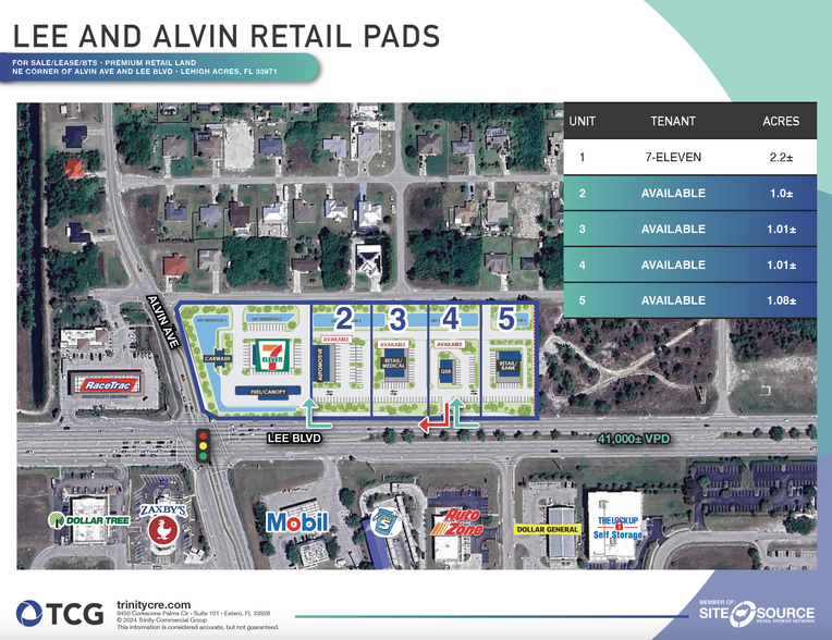 Lee Blvd, Lehigh Acres, FL for rent - Site Plan - Image 2 of 3