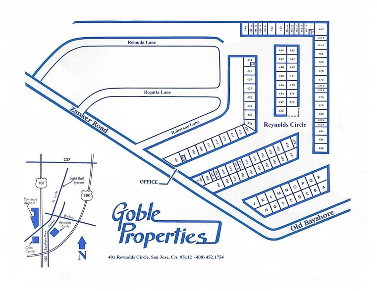 1780 Old Bayshore Hwy, San Jose, CA for rent - Site Plan - Image 3 of 6