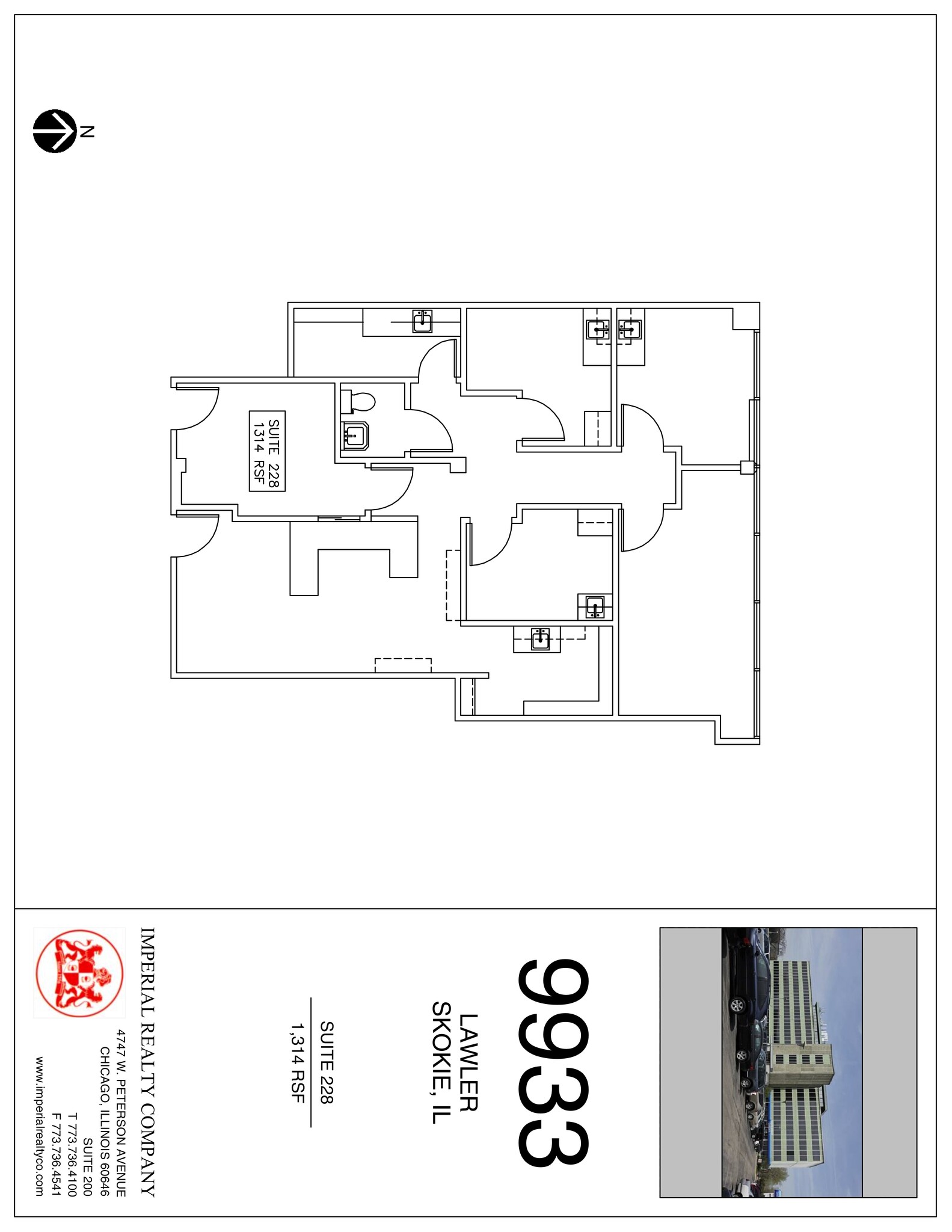 9933 Lawler Ave, Skokie, IL for rent Site Plan- Image 1 of 1