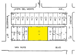 7335 Van Nuys Blvd, Van Nuys, CA for sale Plat Map- Image 1 of 1