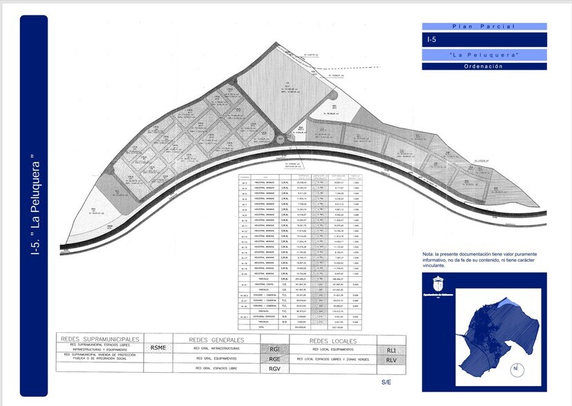 Suelo Sector I-5 La Peluquera portfolio of 3 properties for sale on LoopNet.co.uk - Site Plan - Image 3 of 5