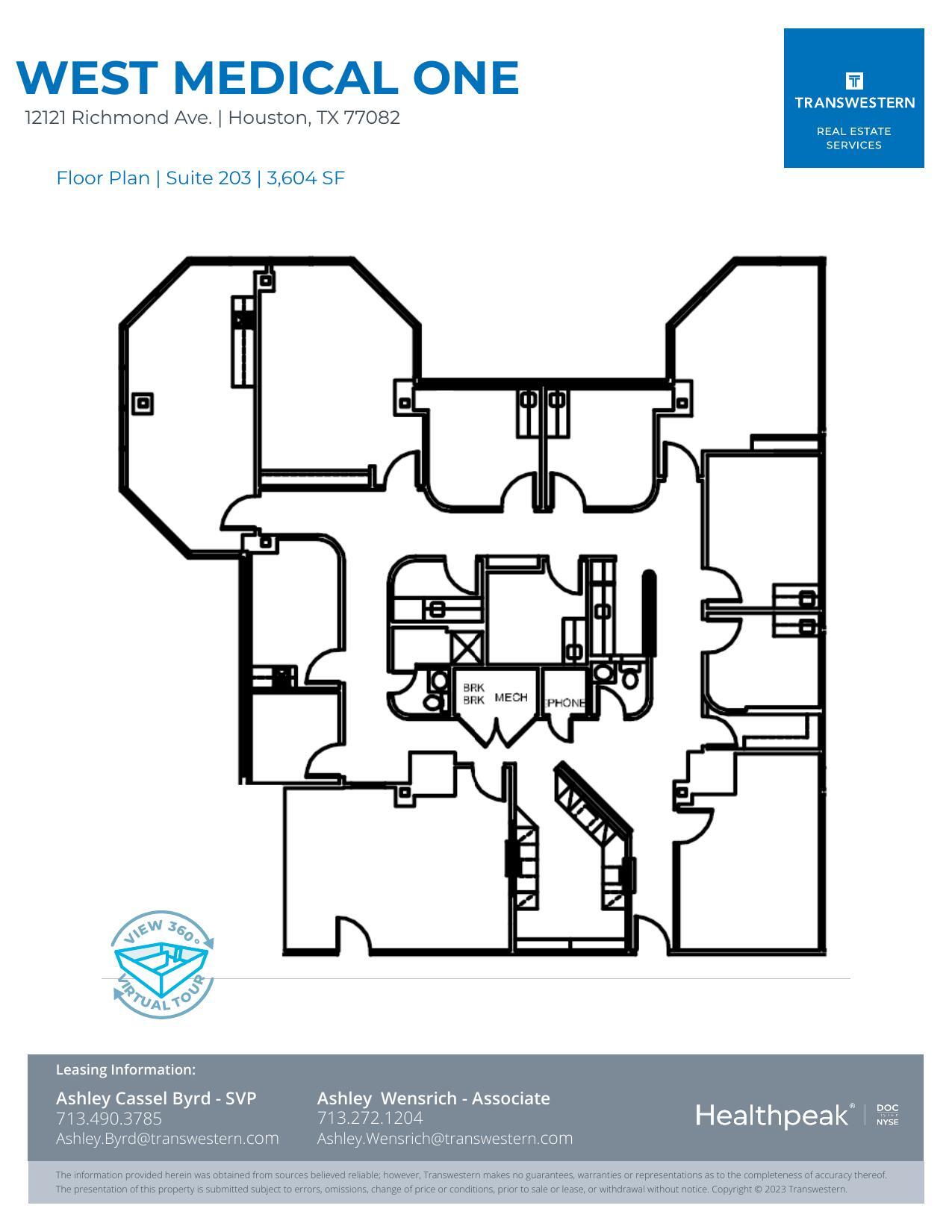 12121 Richmond Ave, Houston, TX to rent Floor Plan- Image 1 of 2