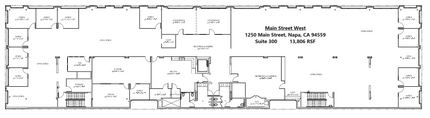 1250 Main St, Napa, CA for rent Floor Plan- Image 1 of 1