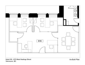 675 W Hastings St, Vancouver, BC for rent Floor Plan- Image 1 of 8