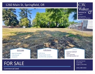 More details for 1260 Main St, Springfield, OR - Land for Sale