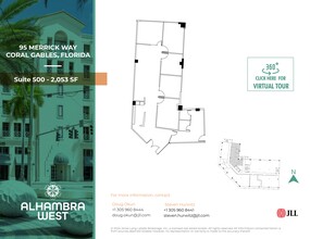 95 Merrick Way, Coral Gables, FL for rent Site Plan- Image 1 of 1