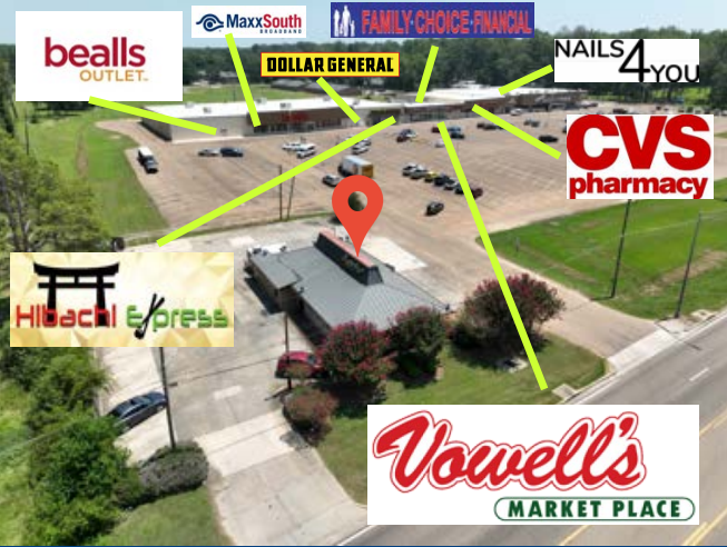 840 Highway 35 N, Forest, MS for sale - Aerial - Image 1 of 2