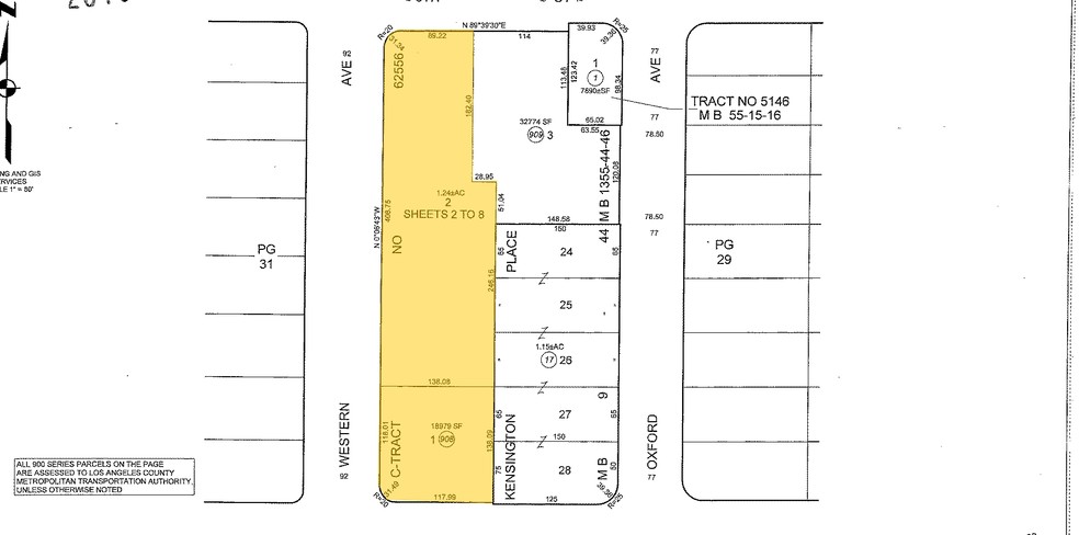 3785 Wilshire Blvd, Los Angeles, CA for rent - Plat Map - Image 2 of 6