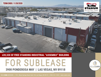 More details for 3900 W Ponderosa Way, Las Vegas, NV - Industrial for Rent