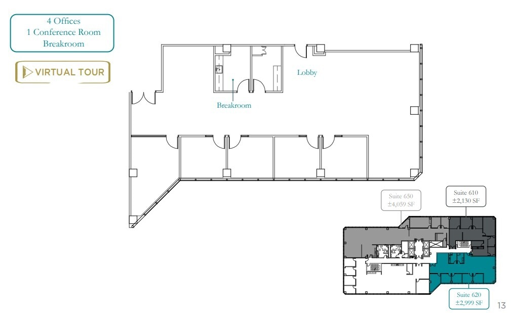 1 Almaden Blvd, San Jose, CA to rent Floor Plan- Image 1 of 1