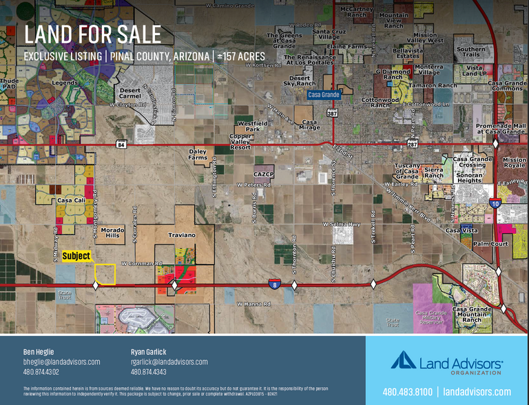 00 S Montgomery Rd, Casa Grande, AZ for sale - Aerial - Image 1 of 1