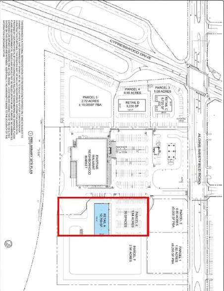 24709 Aldine Westfield Rd, Spring, TX for rent - Site Plan - Image 2 of 3