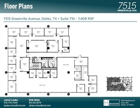 7515 Greenville Ave, Dallas, TX for rent Floor Plan- Image 1 of 2