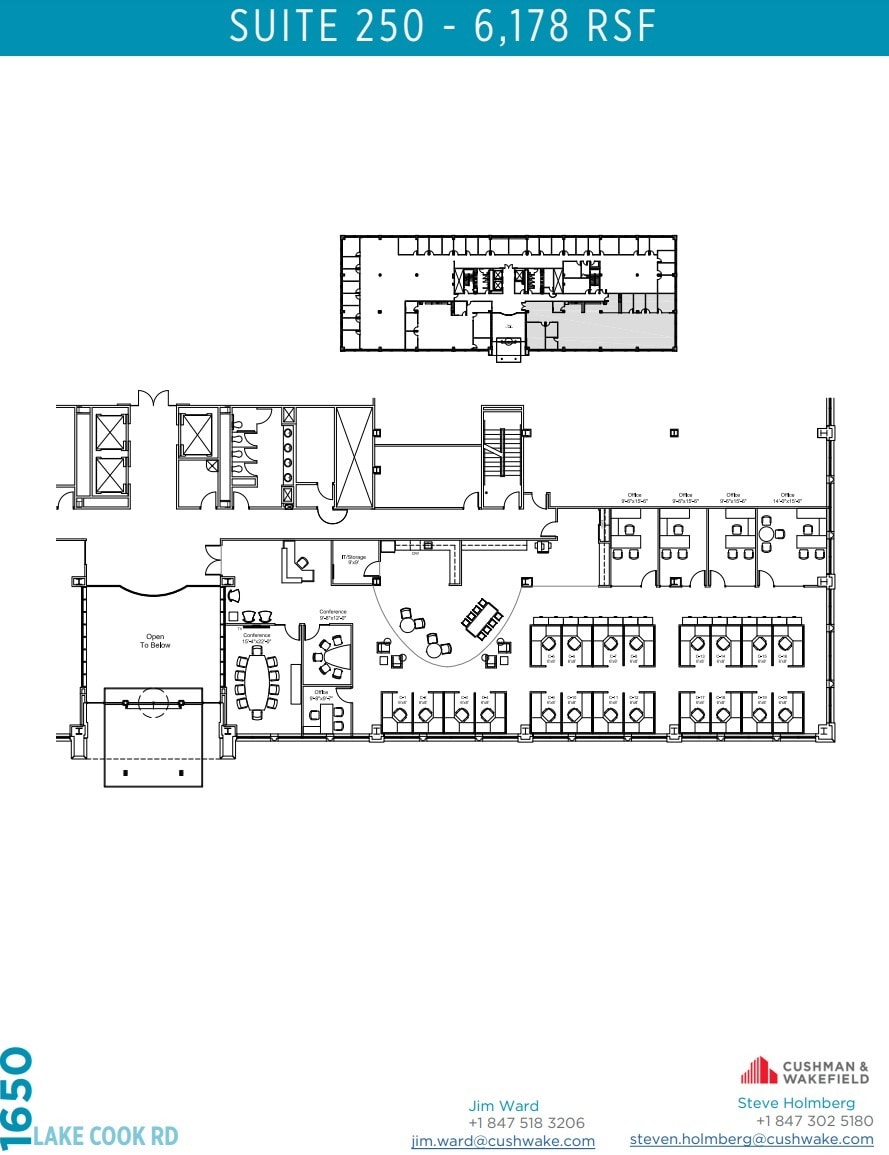 1650 Lake Cook Rd, Deerfield, IL to rent Floor Plan- Image 1 of 1