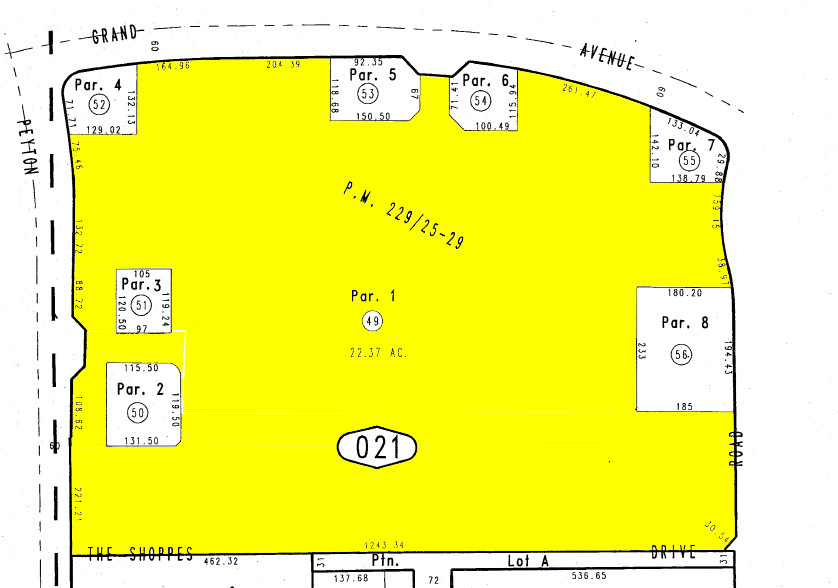 13925 City Center Dr, Chino Hills, CA for rent - Plat Map - Image 3 of 5