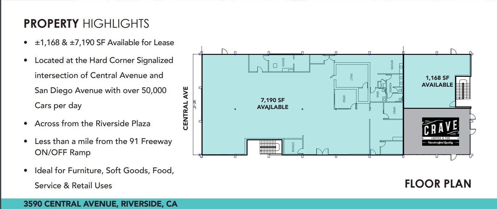 3590 Central Ave, Riverside, CA for rent Floor Plan- Image 1 of 1