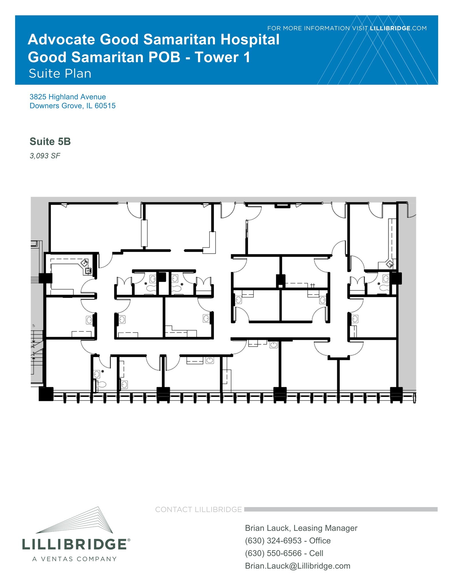 3825 Highland Ave, Downers Grove, IL to rent Site Plan- Image 1 of 1