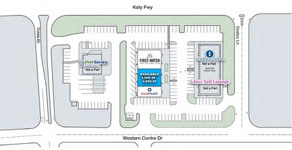 23659 Katy Fwy, Katy, TX for rent Site Plan- Image 1 of 1