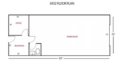 3426-3446 W Harvard St, Santa Ana, CA for rent Floor Plan- Image 1 of 1