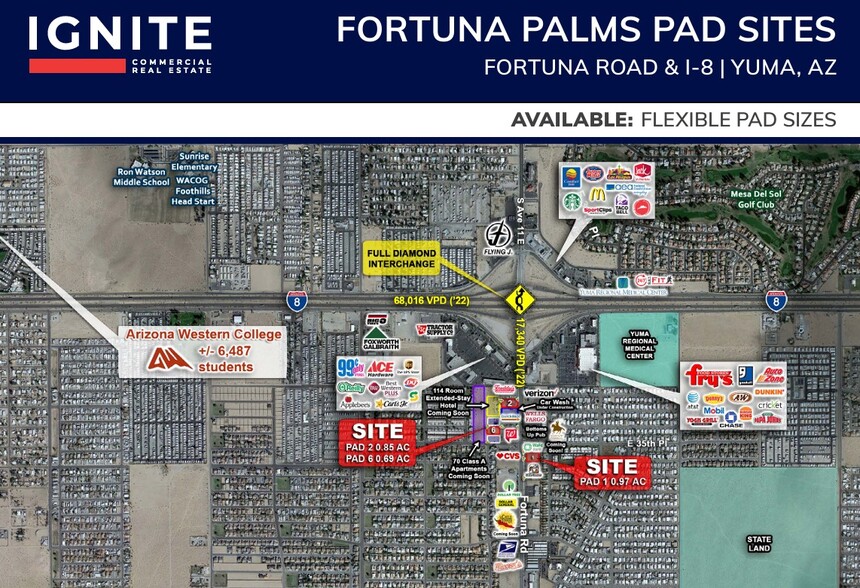 NWC Fortuna Rd & 35th, Yuma, AZ for rent - Building Photo - Image 1 of 5