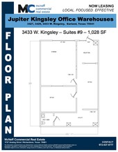 3427-3433 W Kingsley Rd, Garland, TX for rent Floor Plan- Image 1 of 1