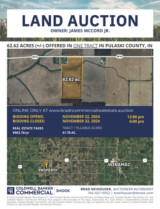 More details for 1100 US Highway 421, Medaryville, IN - Land for Sale