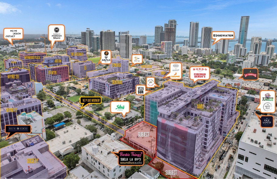 100 NW 25th St, Miami, FL to rent - Aerial - Image 3 of 8