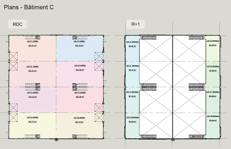Light Industrial in Dijon to rent - Floor Plan - Image 2 of 18
