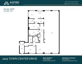 2415 Town Center Dr, Sugar Land, TX for rent Floor Plan- Image 1 of 1