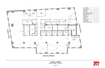 120 Wall St, New York, NY for rent Site Plan- Image 1 of 5