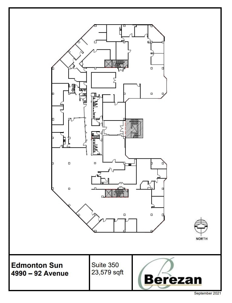4960-4990 92 Ave NW, Edmonton, AB to rent Floor Plan- Image 1 of 1