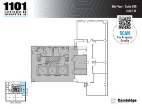 1101 14th St NW, Washington, DC for rent Floor Plan- Image 1 of 1